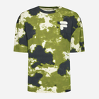 T-shirt męski z nadrukiem Fila FAM0139-63014 L Zielony (4064556305473) - obraz 5