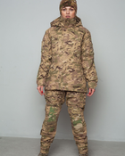 Жіноча військова форма. Штурмові штани + куртка UATAC Gen 5.2 (XXL) Мультикам STEPPE (Степ) - зображення 1