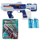 Автомат с мыльными пузырями Bubble Gun со светом и звуком Бластер мыльные пузыри Размер 30 см (134-61 B)