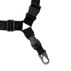 Ремень одноточечный с мягким плечом, 40 мм, Nylon, Black, One size - изображение 3