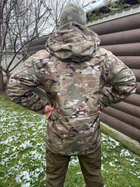 Куртка демисезонная удлиненная тактическая военная мультикам Soft Shell Single Sword для ВСУ L - изображение 6