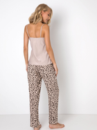 Piżama (koszulka + spodnie) Aruelle Ash piżama długa M Beige/Leopard (5904541436586) - obraz 2