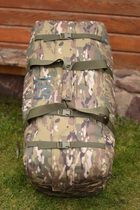 Баул сумка US 130 л велика військова тактична колір мультикам для передислокації для ЗСУ - зображення 3