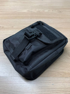 Утилитарная сумка с карманом черный. Тактический утилитарный подсумок - изображение 1