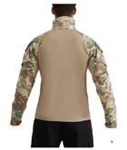 Тактические боевая военная рубашка Убакс ВСУ мультикам, армейская рубашка для военных UBACS Multicam р.S - изображение 2
