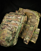 Рюкзак тактический на плитоноску с подсумками Strop 30 л green mal-1 - изображение 2