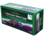 Шоколадні цукерки Maitre Truffout Chocolate Thins Cassis з смаком чорної смородини, 200 г