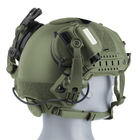 Активная гарнитура с дополнительным креплением на шлем Earmor M32X Mark 3 Foliage Green - изображение 2