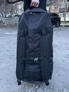 Сумка рюкзак баул черный 130 литров военный тактический баул, баул армейский ЗСУ - изображение 6