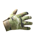 Тактичні військові рукавички KOMBAT UK захисні рукавиці M мультікам (OPT-8881) - зображення 1