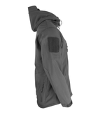 Куртка мужская тактическая KOMBAT UK военная с липучками под шевроны ВСУ Soft Shell XL серый (OPT-29101) - изображение 3
