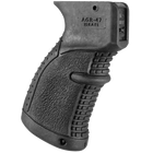 Рукоятка пистолетная FAB Defense прорезиненная для АК-47/74 Сайга black (agr-47-b) - изображение 1