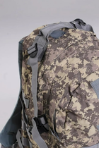 Тактический штурмовой военный рюкзак Assault Belt M-11 Oxford 600D (с системой MOLLE) 40 литров Пиксель - изображение 4