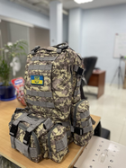 Рюкзак тактический, военный MT50, 50 л. с подсумками и MOLLE Pixel - изображение 4