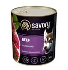 Влажный корм Savory для взрослых собак с говядиной