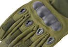 Велоперчатки полнопалые тактические Eagle Tactical ET-12 Green оливковый Размер L - изображение 7
