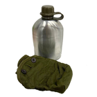 Фляга алюминиевая армейская тактическая для воды на 1 л в чехле, фляга металлическая военная - изображение 4