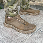 Кросівки чоловічі тактичні з сіткою ЗСУ 6616 45 р 29,5 см койот (OR.M-4354098) - зображення 7