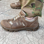 Кросівки чоловічі тактичні ЗСУ 7515 42 р 27,5 см коричневі (OR.M-4393167) - зображення 5