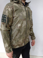 Куртка мужская тактическая Мультикам Accord Турция Софтшел Soft-Shell ВСУ (ЗСУ) L 8716 хаки (OR.M-4431803) - изображение 2