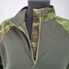 Рубашка мужская военная тактическая с липучками ВСУ (ЗСУ) Ubaks Убакс 20221840 7247 M 48 р зеленая (OR.M-4363145) - изображение 9
