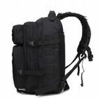 Боевой рюкзак-ранец с высокой вместительностью и удобством использования удобный прочный и многофункциональный прочный материал Черный 45 л - изображение 2