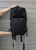 Тактический рюкзак черный 8923 мужской - изображение 4