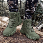 Черевики тактичні Lesko GZ702 Green р.43 чоловіче високе армійське взуття для тренувань (SK-9866-42416) - зображення 6