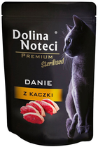 Вологий корм для стерилізованих котів Dolina Noteci Premium Sterilised Качка 85 г (5902921303213)