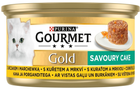 Вологий корм для котів Purina Gourmet Gold Savoury Cake з куркою та морквою 85 г (7613035465664) - зображення 1