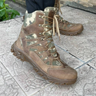 Ботинки летние тактические ВСУ 6556 40 р 26 см коричневые - изображение 2