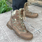 Ботинки летние тактические ВСУ 6556 40 р 26 см коричневые - изображение 8