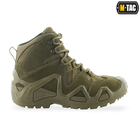 Черевики тактичні M-Tac замшеві взуття для військовослужбовців Alligator 43 оливковий TR_30801001-43 - зображення 4