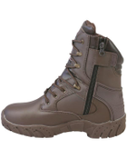 Ботинки военные тактические кожаные Kombat UK Tactical Pro Boots All Leather 42 коричневый TR_kb-tpb-brw-42 - изображение 3