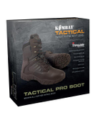 Ботинки военные тактические кожаные Kombat UK Tactical Pro Boots All Leather 42 коричневый TR_kb-tpb-brw-42 - изображение 4