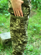 Тактичні військові армійські штани у кольорі Піксель зелений, штани НАТО, безшовні підвищеної міцності L - зображення 4