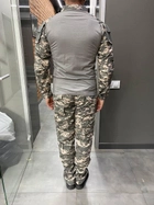 Штани тактичні Yakeda, бавовна, Піксель Нато, розмір XL, з пазами під наколінники, військові штани - зображення 3