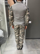 Штани тактичні Yakeda, бавовна, Піксель Нато, розмір XL, з пазами під наколінники, військові штани - зображення 3