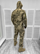 Костюм тактический L софтшлелл Single Sword Пиксель демисезонный для военных - изображение 6