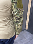 Армейская Кофта Убакс, Мультикам, размер L, с пазами под локти, Yakeda Combat, тактическая рубашка Убакс - изображение 4