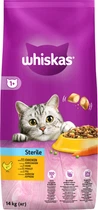 Сухой корм для кошек Whiskas для стерилизованных с курицей