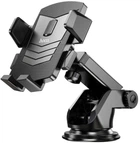 Автотримач для телефона Hoco CA83 David one-button center console car holder Black (6931474748423)