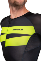 Męski strój triathlonowy Down the Road Breakaway, rozmiar M, neonowozielony (23SST4BRE/NGR/MM) - obraz 4