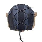 Кавер (чехол) для баллистического шлема (каски) Fast Mandrake черный MS - изображение 2