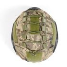 Кавер на Шлем типа FAST, Чехол Маскирующий на Шлем для солдат ВСУ Пиксель - изображение 6