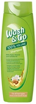Шампунь Wash&go с маслами аргана, миндаля и ромашки для всех типов волос360мл (8008970056869)