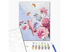 Картина по номерам Попугай в цветах, Brushme (40х50 см), BS33352