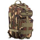 Рюкзак тактичний рейдовий SP-Sport ZK-5502 розмір 42х21х18см 25л Камуфляж Woodland - зображення 1
