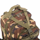 Рюкзак тактический рейдовый SP-Sport ZK-5502 размер 42х21х18см 25л цвет Камуфляж Woodland - изображение 6