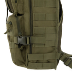 Рюкзак тактичний патрульний однолямковий Military Rangers ZK-9115 розмір 35х25х14см 12л колір Оливковий - зображення 6